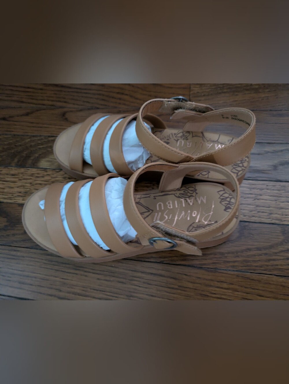 π NWOT Blowfish Malibu Jaylen-k multi-strap platform sandal In "bee honey" - Picture 3 of 6